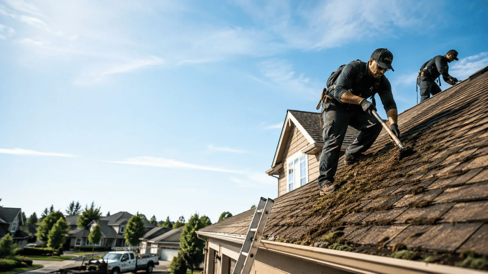Roof Moss Removal in Mount Hope, OH near me
